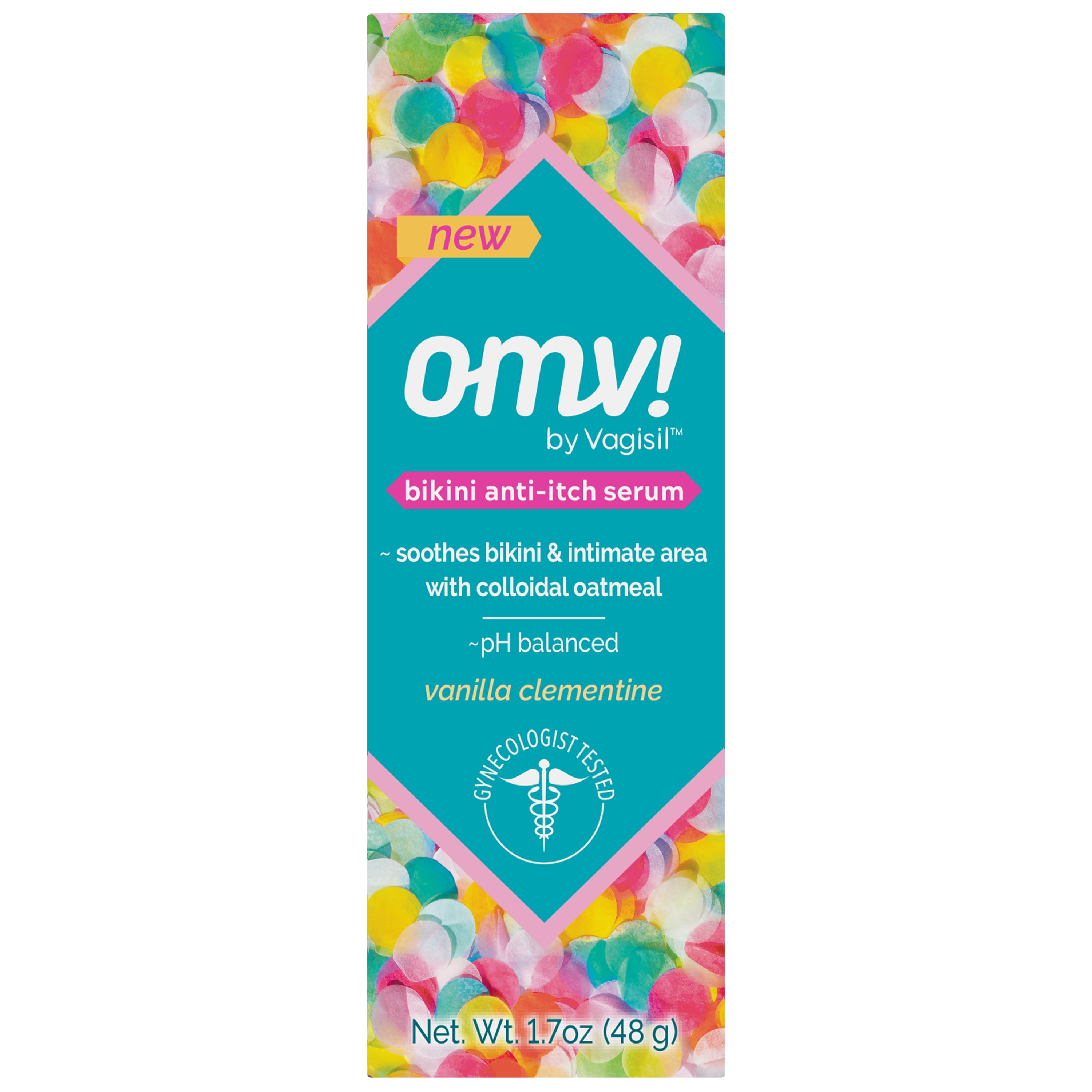 OMV by Vagisil Bikini Boss Rescue Cream, Vanilla Clementine Scent, 1.7 oz., 3 Pack