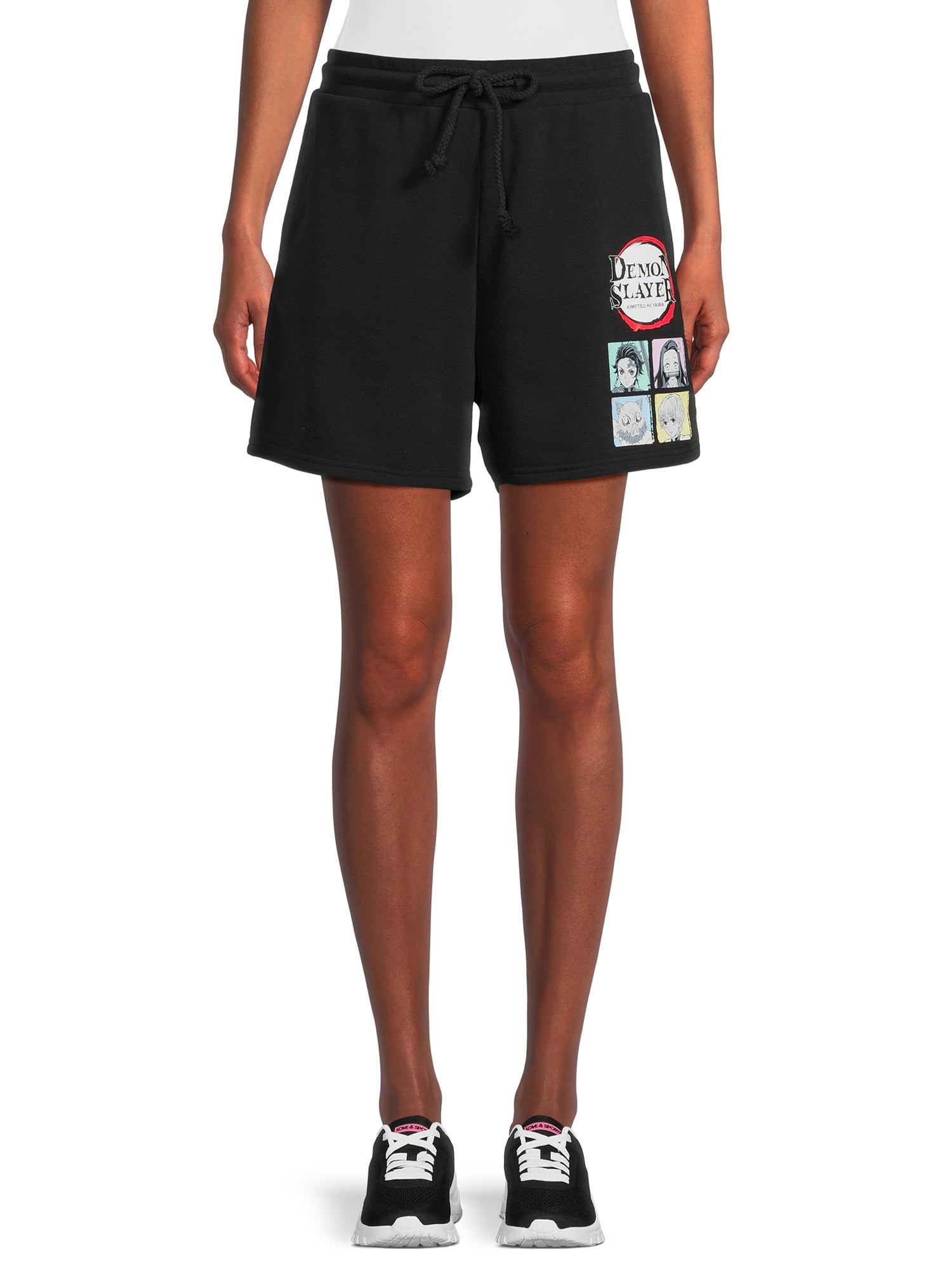 Demon Slayer Women's Graphic Basketball Shorts, Sizes XSXXXL