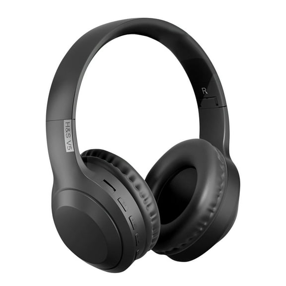 Active Noise Cancelling Headphones Wireless, 70Hrs Playtime, 6 ENC Clear Mic, Over Ear Bluetooth Headphones with Hi-Res Audio Comfort Earcup Foldable ANC Headphone for Travel Game Home Office,Black