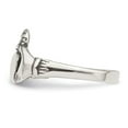 thumbnail image 4 of Sterling Silver Antiqued Claddagh Ring, 4 of 6