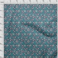 thumbnail image 4 of oneOone Cotton Jersey Turquoise Blue Fabric Sports Diy Clothing Quilting Fabric Print Fabric By Yard 58 Inch Wide, 4 of 5