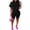 Black, variant on Two Piece Set For Women Summer Sweatsuits Short Workout Jogger Sets Matching Tracksuit Gray M