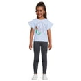 thumbnail image 2 of 365 Kids from Garanimals Girls Graphic Leggings, Sizes 4-10, 2 of 5