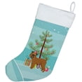 thumbnail image 2 of Caroline's Treasures Brussels Griffon Multi-color Christmas Stocking, with Soft Suede Fabric 18", 2 of 2