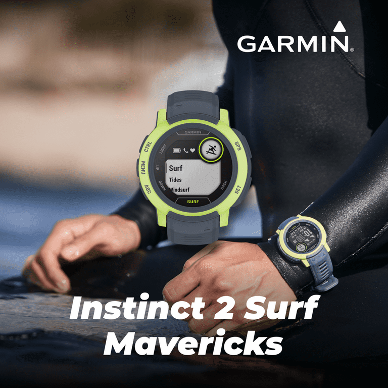 Garmin Instinct 2S Smaller-sized Solar GPS Rugged Outdoor Smartwatch,  Graphite with Multi-GNSS Support with Wearable4U Black EarBuds Bundle 