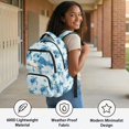 thumbnail image 6 of KUIFORTI Blue Turtle Girls Backpack Kids Bookbag Durable Polyester with Adjustable Straps Side Pockets Suitable for Elementary Students, 6 of 7