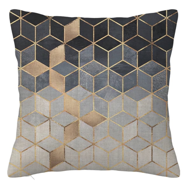 DEKAXID - Funda de cojín para sofá de sala de estar con diseño de mármol, funda de almohada de lino para decoración del hogar, fundas de cojín de 40 x 40, 45 x 45, 50 x 50, 60 x 60