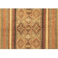 thumbnail image 1 of Ahgly Company Indoor Rectangle Abstract Brown Modern Area Rugs, 3' x 5', 1 of 4