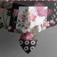 thumbnail image 5 of Pioneer Flower Floral Print Pattern Square Tablecloth,Waterproof Square Table Cover,Wipeable Spillproof Washable Table Cover for Home Kitchen Party Decor 60"x60"(152x152cm), 5 of 6