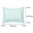 thumbnail image 2 of PiccoCasa Soft 1800 Microfiber Oxford Pillowcases 2Pcs, Non-Standard Light Gray, 2 of 7