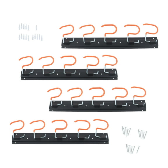 netuera 68" All Metal Garden Tool Organizer Hooks Storage With Hooks Tool Hanger