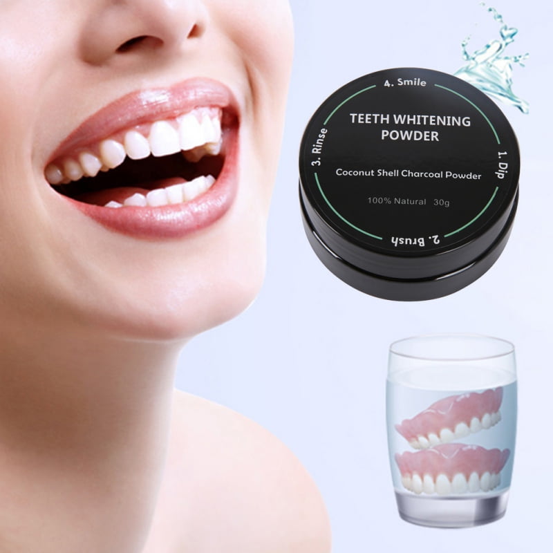 coconut shell tooth powder