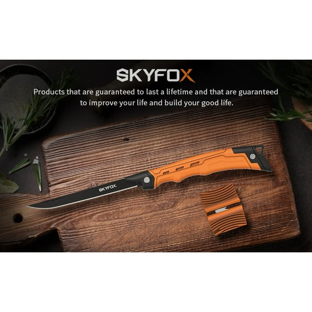 yeacher SkyFox Fishing Folding Fillet Knife, Hunting Knives for