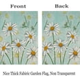 thumbnail image 5 of Daisy Floral House Flag 28x40 Inch Double Sided for Outside, Small Burlap Teal Blue White Flower Oil Painting Bloom Spring Summer Holiday Yard Flag Outdoor Decoration, 5 of 6