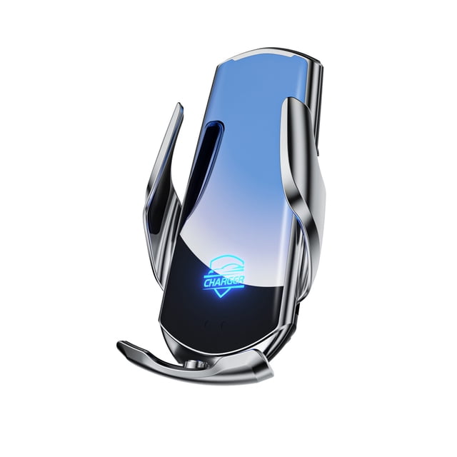 Rkstn Wireless Charging Car Wireless Magnetic Charger Automatic Open and Close 15W Fast Charging Intelligent Induction Scaling Electronic Control Telescoping Apply to All Mobile Phones
