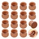 thumbnail image 1 of Silicone Chair Leg Caps, Pack of 16 Chair Leg Caps, Wooden Floor Protectors, Brown Felt Chair Leg Caps, Table and Chair Foot Protectors, 1 of 5