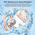 thumbnail image 6 of Open Ear Headphones, Open Ear Earbuds with Comfortable Earhook, 58H HiFi Stereo Bone Conduction Earbuds with Mic, Noise Cancelling,Bluetooth 5.4 Earphones, IP7 Waterproof Wireless Earbuds for Workout, 6 of 7