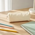 thumbnail image 2 of Lksixu Corduroy Pencil Pouch, Large Capacity Solid Color Pencil Case with Zipper, Aesthetic Stationery Organizer, Lightweight & Spacious Pencil Bag, Portable Travel Cosmetic Makeup Bag, 2 of 7