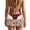 Khaki-3, variant on Cheeky Shorts For Women Prank Swim Trunks Funny Swimsuit Novelty Beach Cover Up Shorts With Pockets Summer