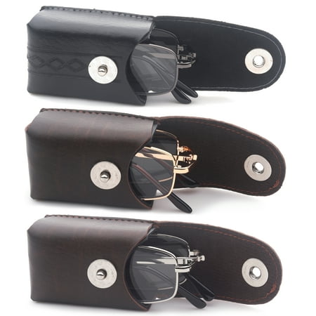 3 Packs Progressive Multifocal Reading Glasses Blue Light Blocking for Men for Women, No Line Trifocal Readers, Folding Metal Frame, Reading Glasses + 2.00