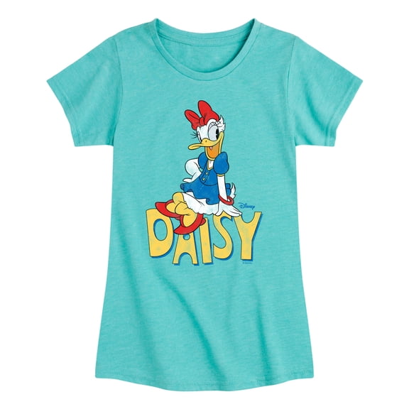 Disney - Summer Daisy - Youth Girls Fitted Short Sleeve T-Shirt