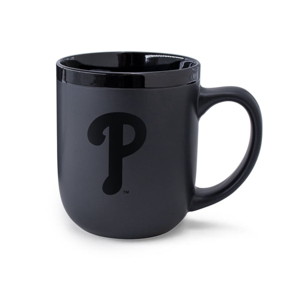 WinCraft Philadelphia Phillies 17oz. Black Tonal Ceramic Mug