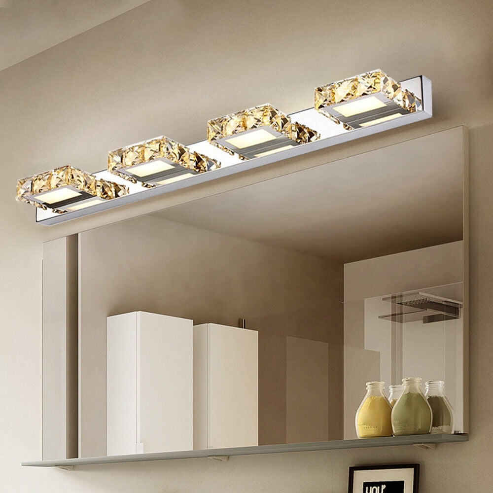 Modern LED Bathroom Lighting Crystal Mirror Front Vanity Light Make-Up Wall Lamp
