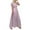 Purple, variant on Spring !ChaoHeng Women Dresses under $10 Free Shipping Trendy Dresses for Women 2025 Classy Women's Summer Fashion Round Neck Short Sleeve Solid Color Belt Plus Size Dress