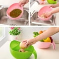 REAYEHANE Drain Rack Rice Colander Strainer Lightweight For Cleaning
