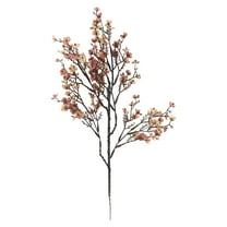 Simulation of Baby's Breath Small Floral Coffee Color, Artificial Flowers Gypsophila with Bendable Stems for Fall Centerpiece Wedding Decor and Table Arrangements