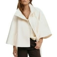thumbnail image 5 of Wutalume Women's Fashion Solid Color Hooded Button Up Belted Trench Coat Jacket, Classic and Elegant Outerwear for Office and Casual Occasions,Beige L, 5 of 6