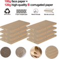 thumbnail image 4 of 8 Packs in 1 Cat Scratch Pad, Cat Scratcher Cardboard,Reversible,Durable Recyclable Cardboard, Suitable for Cats to Rest, Grind Claws and Play, 4 of 14