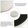 thumbnail image 4 of Uxcell 6packs Wool Buffing Pads 3 Inch Polishing Pad Polishing Buffing Pad Hook and Loop, 4 of 6