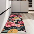 thumbnail image 4 of Multicolored Pioneer Flower Kitchen Rug Mat,Kitchen Runner Rugs Non Skid Washable,Decorative Kitchen Floor Mats for Kitchen,Sink,Laundry,17"X47", 4 of 5