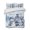 Blue, variant on Quilts King Size Bedding Set, Merry Christmas Lightweight Quilted Comforter, Xmas Snowman Blue Gifts Forest Soft Reversible Bedspread Coverlet with Pillow Covers for All Season, 96" x 106"