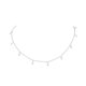 thumbnail image 1 of Qarigey Encantador collar de aleación Simple coreano, gargantilla, colgante de diamantes de imitación, cadena ajustable, joyería de boda para mujeres Ropa, zapatos y accesorios Miscelánea plata Qarigey PS10121-02, 1 of 3