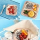 thumbnail image 5 of Juego de vajilla infantil de bambú de 5 piezas - Platos para niños - Plato, tazón, taza, cuchara y tenedor sin BPA, vajilla con diseño de león, 5 of 8