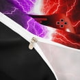 thumbnail image 5 of meiyoeat Neon Lightning Gamer Twin Bedding for Teens Boys, Electric Purple Red Gaming Duvet Cover Set, Black Reversible2 Pieces, 1 Duvet Cover and 1 Pillowcase, 5 of 7