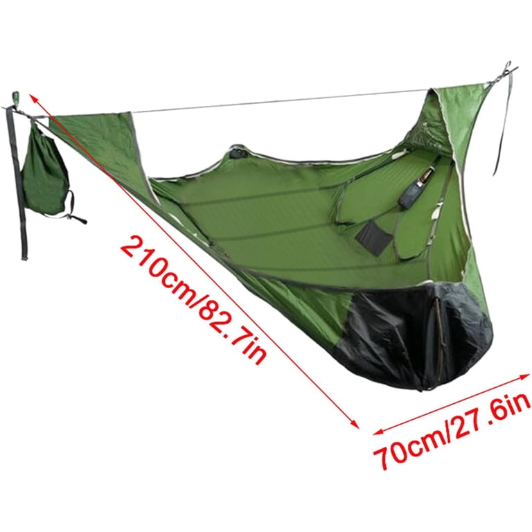 Outdoor Hammock Tent Swing Bed Recliner Chair Sleeping Bag with Mosquito  Net, Portable Camping Hanging Hammock (Mattress Not Included) - Walmart.com