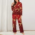 thumbnail image 2 of Sikiie Happy New Year2 Pajamas for Women Set, Womens Pajama Sets, Lounge Sets for Women, 2pjs for Women-Small, 2 of 7
