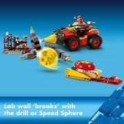 LEGO Sonic the Hedgehog: Super Sonic vs. Egg Drillster Gaming Toy with Shadow and Dr. Eggman, 76999