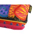thumbnail image 4 of Laurel Burch Medium Tote Zipper Top 12"X3.5"X8.5"-Tres Gatos - Red, Orange & Blue, 4 of 6