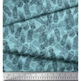 thumbnail image 3 of Soimoi Cotton Duck Fabric Jellyfish Ocean Print Fabric by The Yard 42 Inch Wide, 3 of 3