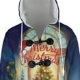 thumbnail image 4 of Merry Christmas Sphynx Santa Hat Xmas Tree Winter Holiday All Over Print 3D Hooded Duffle Toggle Coat Cat Lover Kitten Owner Gifts Idea - 01013, 4 of 6