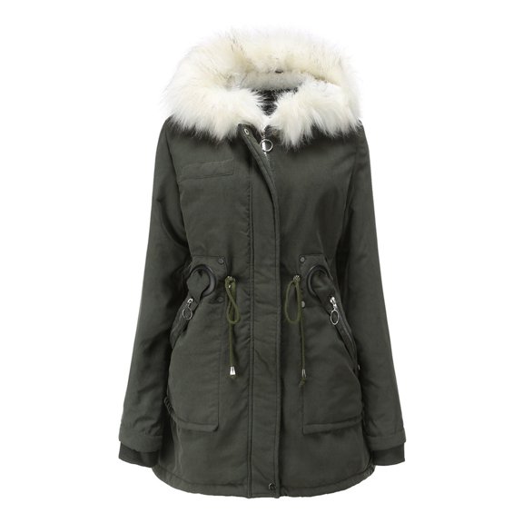 Vedolay Womens Trench Coat Long Sleeve Crochet Knit Draped Open Cardigan Coat Green,2XL