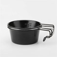 thumbnail image 3 of picnic Bowl Non-Stick Camping Cup With Handle black 200ml, 3 of 5