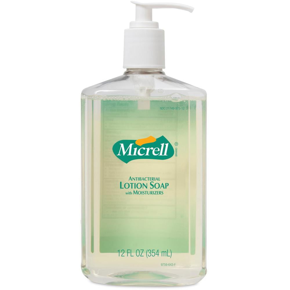 Micrell Antibacterial Lotion Soap 12 fl oz (354.9 mL) Pump Bottle