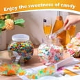 thumbnail image 6 of 6 Pcs Candy Jars with Lids,Happon Plastic Cookie Jars with Lids, Clear Cookie Jar Candy Holder,Wide Mouth Candy Storage Jars for Candy Buffet, Coffee Canister, 6 of 7