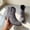 Gray, variant on Women's Pointed Toe Ankle Boots Medium Heel Solid Color Suede Booties Casual Fashion Western Style Comfortable Block Heel Short Boots Khaki 4.5(35)
