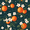 Blue Floral Oranges, variant on Yayeee Doormat for Indoor Entrance 32" x 20" Non Slippery Floor Rug, Blue Cute Cats